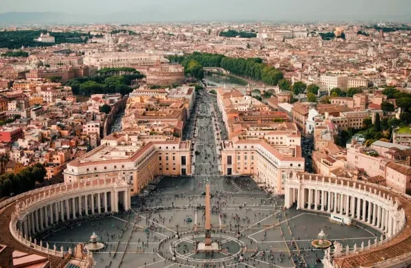 อันดับที่ 1 Vatican city มีพื้นที่ 0.44 ตารางกิโลเมตร